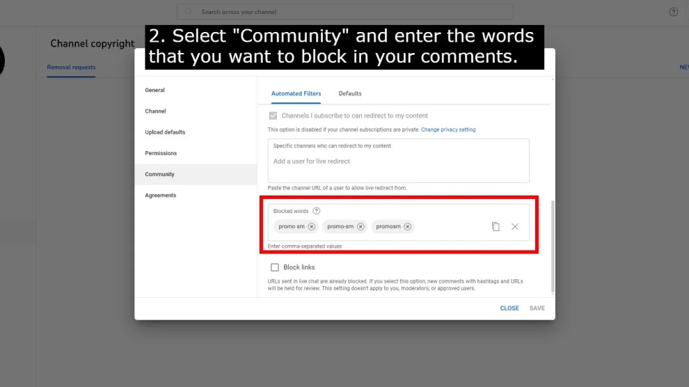 1713339389 522 Como bloquear ciertas palabras en los comentarios de YouTube