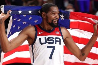 Chronologie des Jeux olympiques de Kevin Durant medailles statistiques