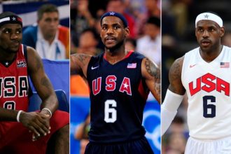 Chronologie des Jeux olympiques de LeBron James medailles statistiques