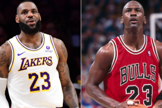 Les gains en carriere de LeBron James et Michael Jordan