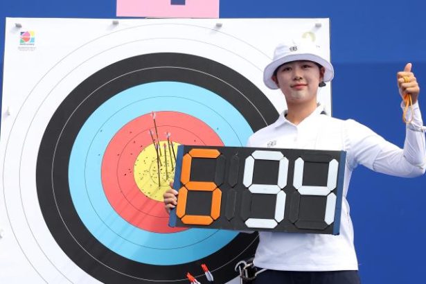 Record de tir a larc de Lim Sihyeon larchere