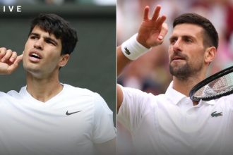 Score en direct de Carlos Alcaraz contre Novak Djokovic mises