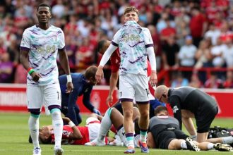 Quest il arrive a Danilo Un joueur de Nottingham Forest