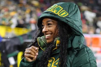 Veste des Packers de Simone Biles la gymnaste olympique