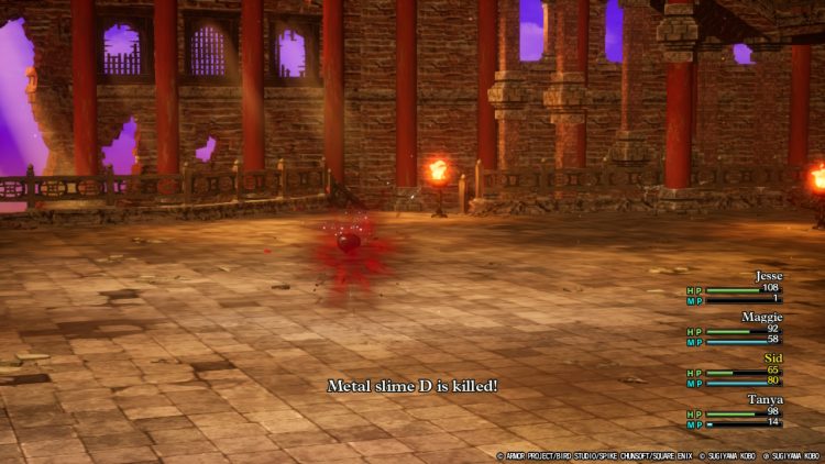 Comment tuer des slimes metalliques dans Dragon Quest III