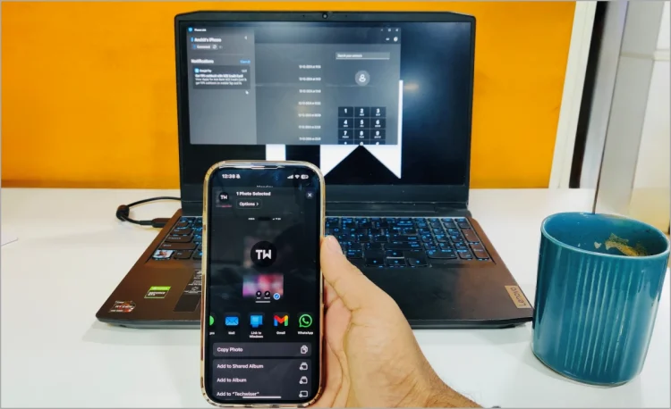 Comment utiliser Phone Link de Microsoft pour partager des fichiers.webp